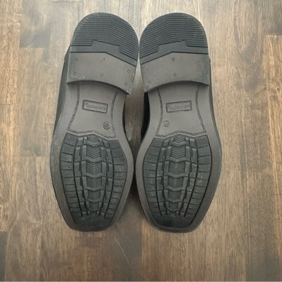 Boy’s Robert David Black Dress Shoes Size 4W - Picture 7 of 9